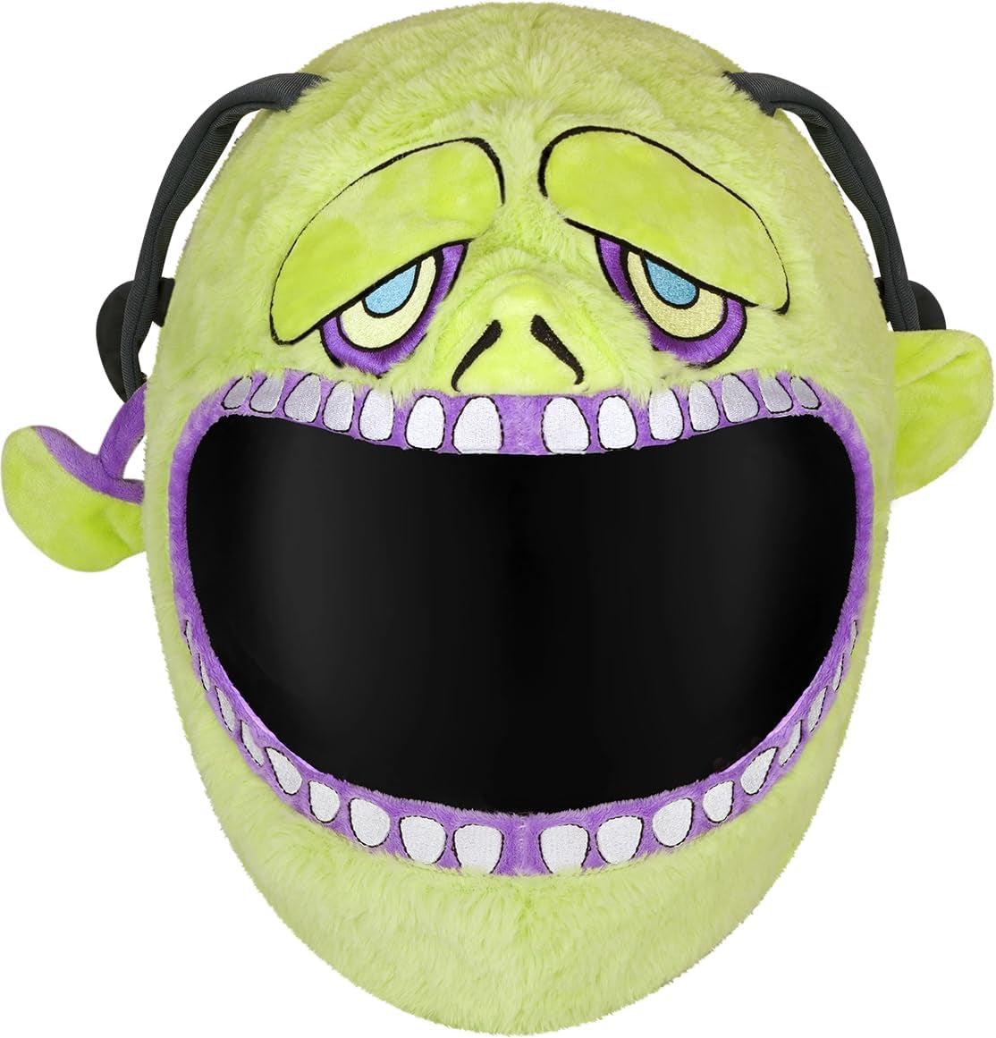 Helmet Cover for Motorcycle Helmet, Fun Rides and Gifts (Cover Only. Helmet Not Included) - Zombie