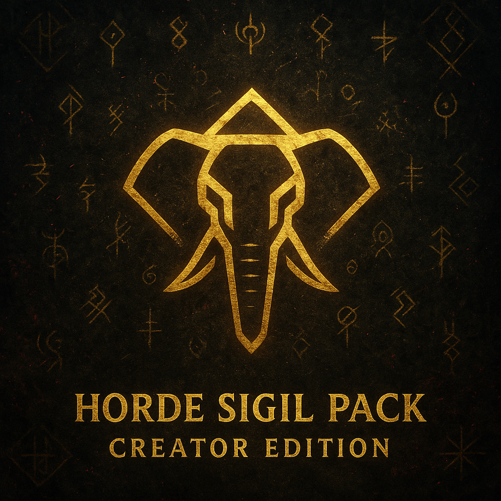The Horde Sigil Pack — Creator Edition (v1.0)