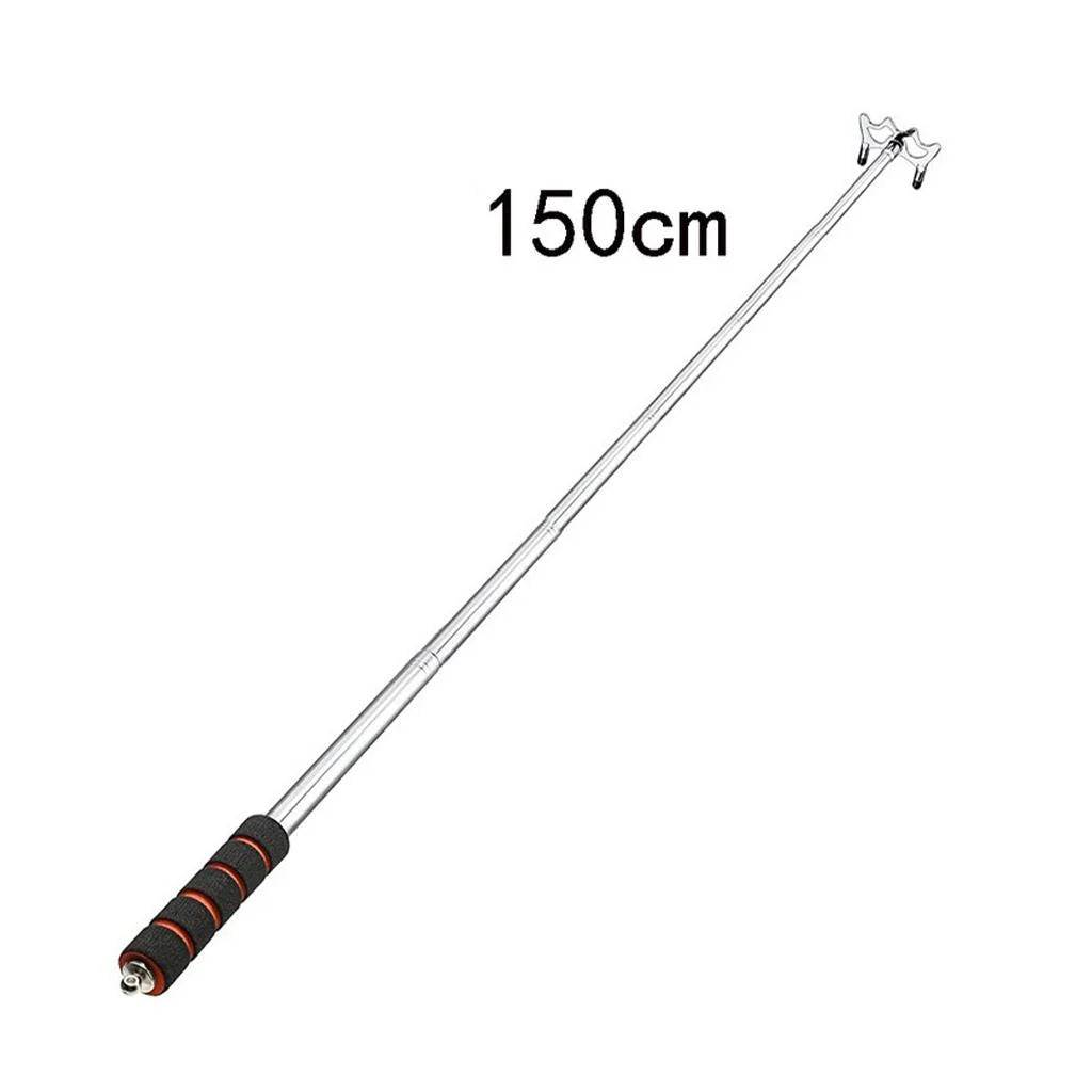 Retractable Billiards Pool Bridge Stick with Bridge Head for Competition 1 Rod 3 Heads
