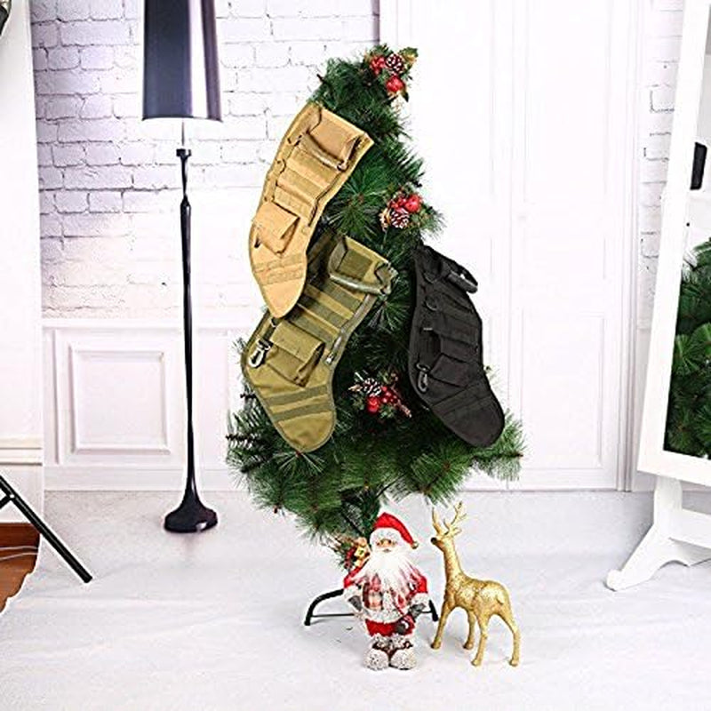 Tactical Christmas Stocking with Molle Gear (Black)