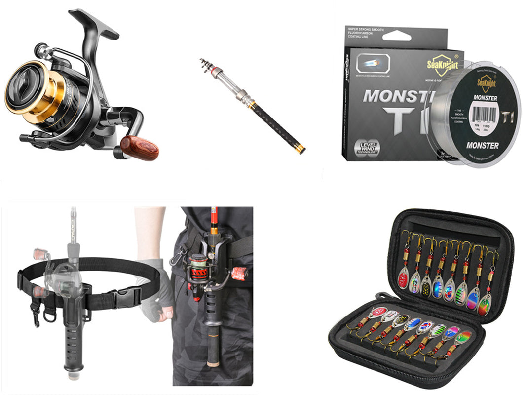 Bait Bag with Fishing Gear Bag Attached