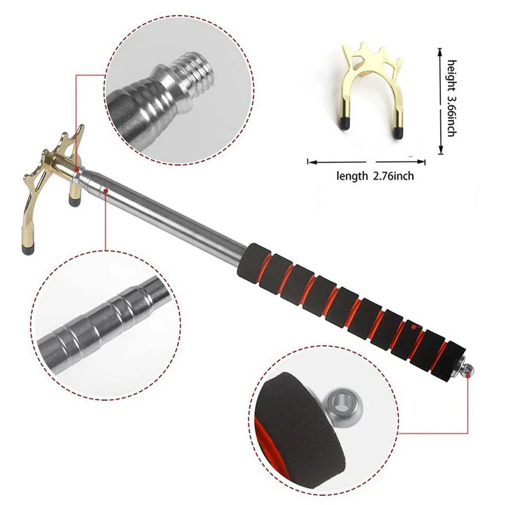 Retractable Billiards Pool Bridge Stick with Bridge Head for Competition 1 Rod 1