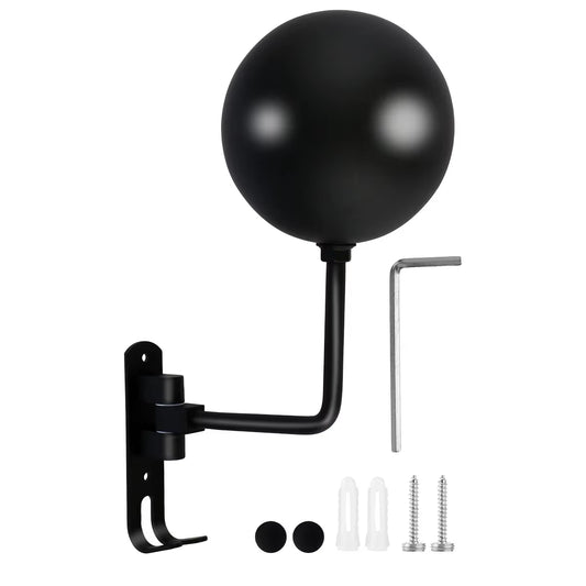 1Pcs Motorcycle Helmet Rack Wall Mount Stain Steel Helmet Holder 180 Rotation Helmet Hanger with Double Hook Bracket