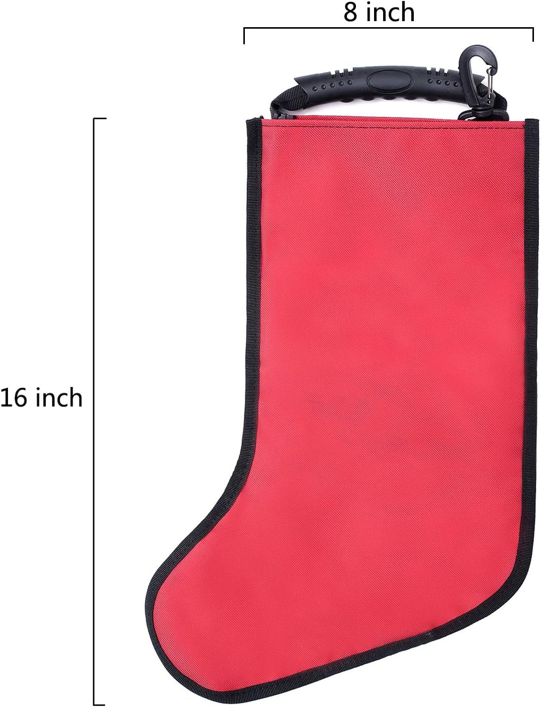 Tactical Christmas Stocking with MOLLE Gear Webbing (1 Pack Red)