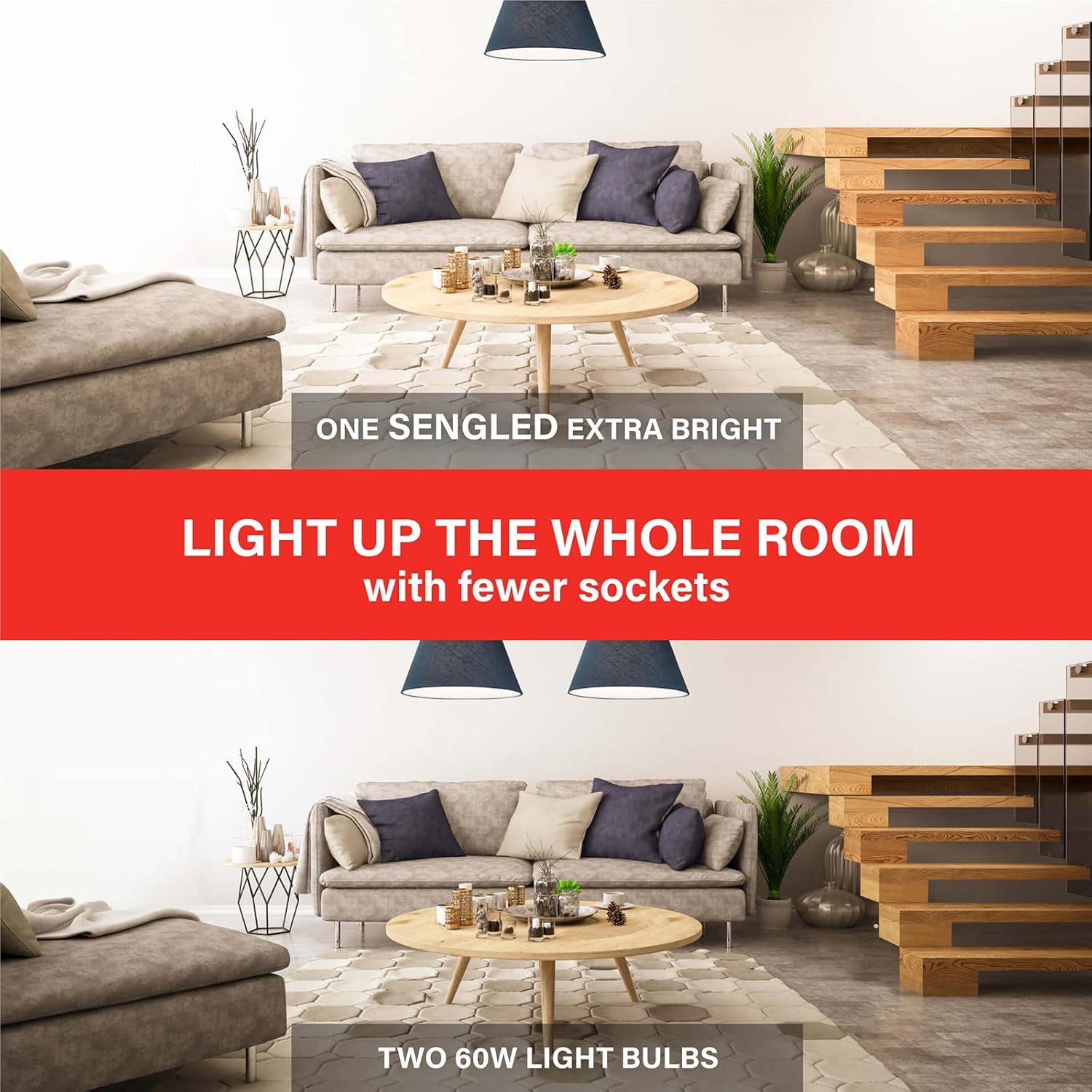 Smart Light Bulbs 100W, Zigbee Hub Required, Soft White Smart Bulbs Work with Alexa, Google, Smartthings, Echo 4Th, Echo Show 10, Echo Plus, Dimmable A19 LED Light 2700K 1500LM, E26 1 Pack