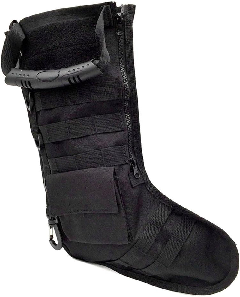 Tactical Christmas Stocking with Molle Gear (Black)