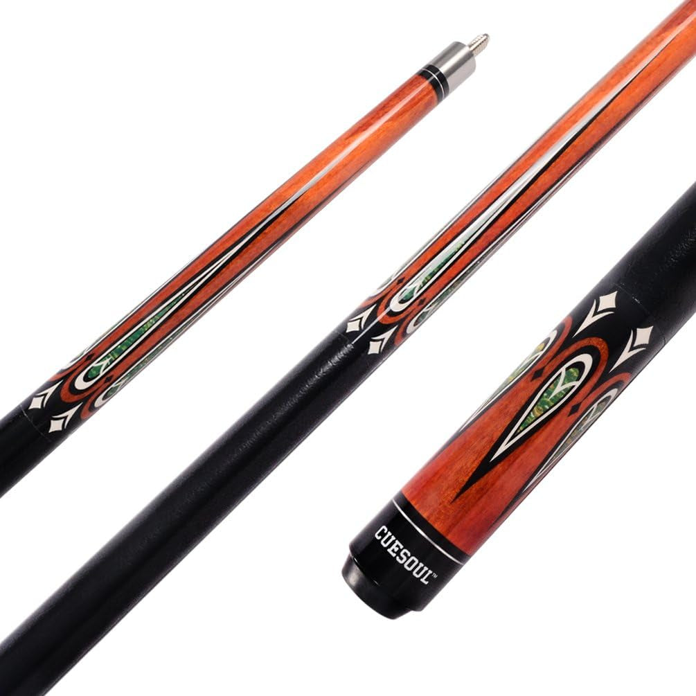 House Bar Pool Cue Sticks,Two Cue Sticks + 2X2 Pool Cue Case Hard