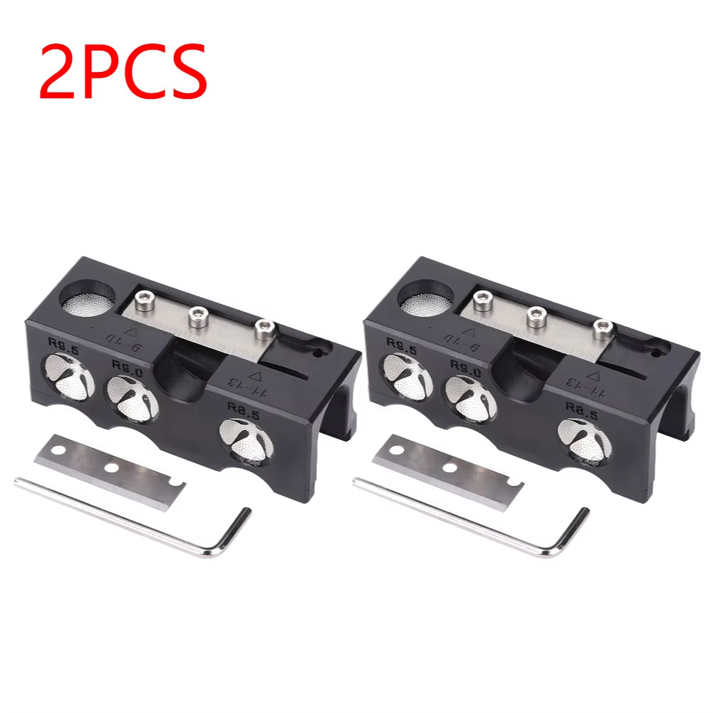 9 in 1 Billiard Cue Tip Grinding Tool Billiards Cue Tip Corrector Tool Billiards Cue Repair Tool Arc Polisher Rod Repair Tool