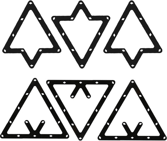 6Pcs Magic Ball Rack Magic Rack Sheet, Pool Ball Rack Magic Rack Sheet Billiards