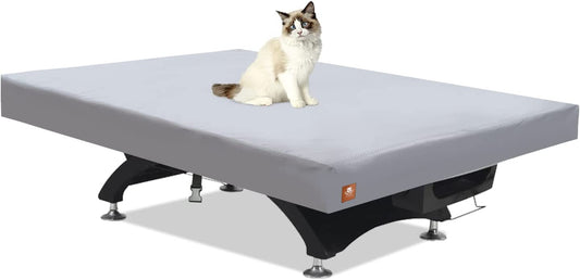 Clawscover Pool Table Cover 7/8/9 Feet,Heavy Duty Waterproof Scratch-Free 600D P