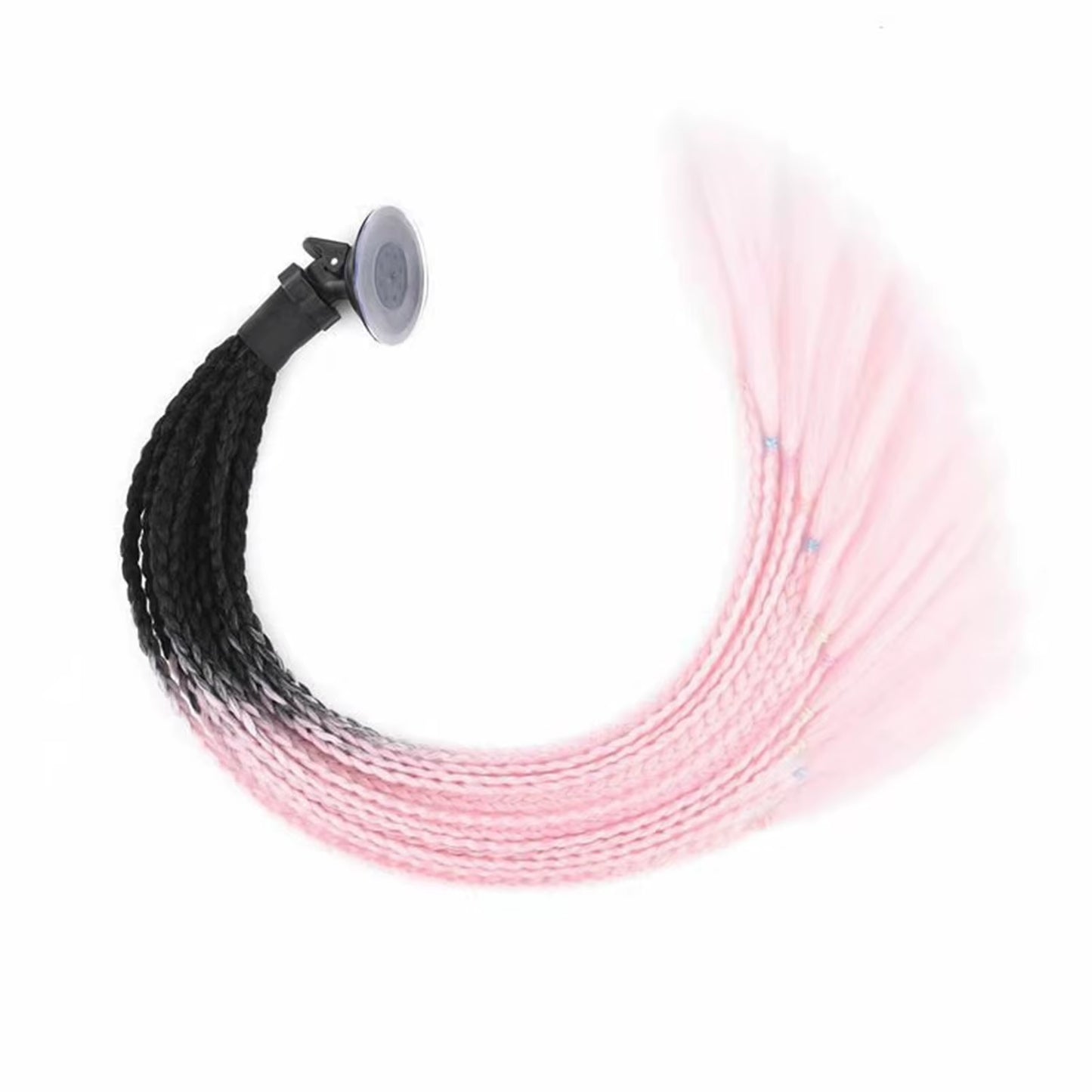 60Cm Motorcycle Helmet Dreadlocks Helmet Dirty Braid Motorcycle Ponytail Helmet Hair for Bike Motorcycle Helmet Decoration