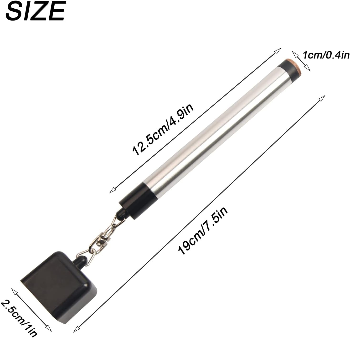 Pool Cue Chalk Holder,2 in 1 Pool Chalk Holder Pocket for Billiards Non-Slip Bil