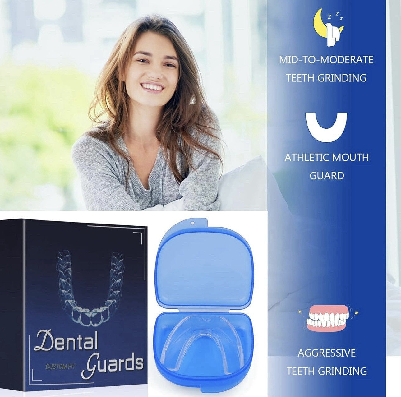 Mouth Guard for Clenching Teeth at Night Grinding Teeth