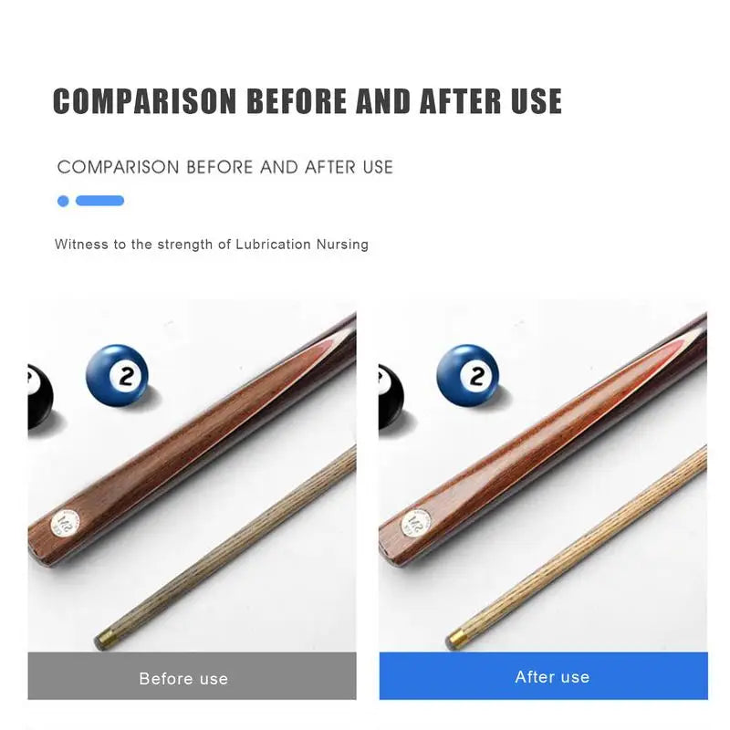 Pool Stick Shaft Wax Billiards Cue Cleaner Wood Polishing Oil 100Ml Long-Lasting Deep Moisturizing Billiards Accessories Pool