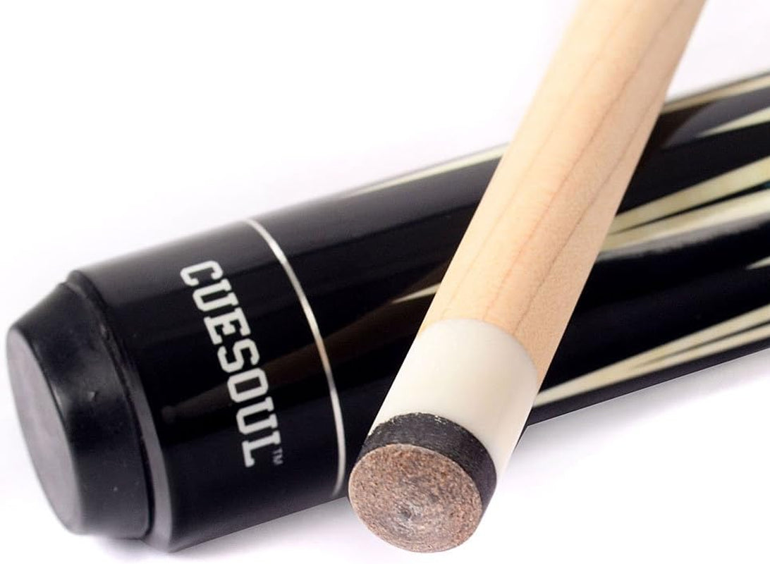 House Bar Pool Cue Sticks,Two Cue Sticks + 2X2 Pool Cue Case Hard