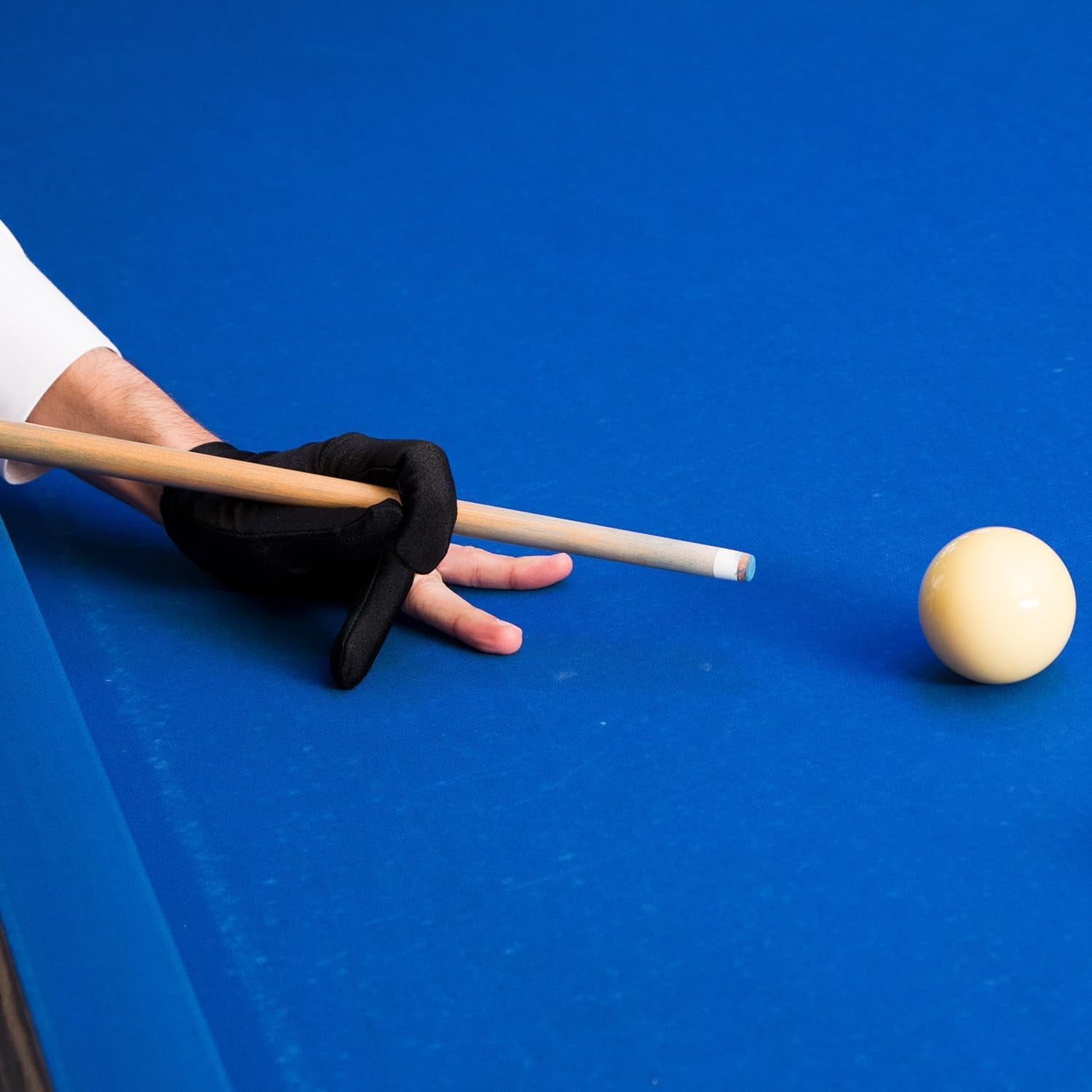 Billiards Glove 2 Pcs Three Finger Pool Glove Universal Cue Sports Gloves Breath