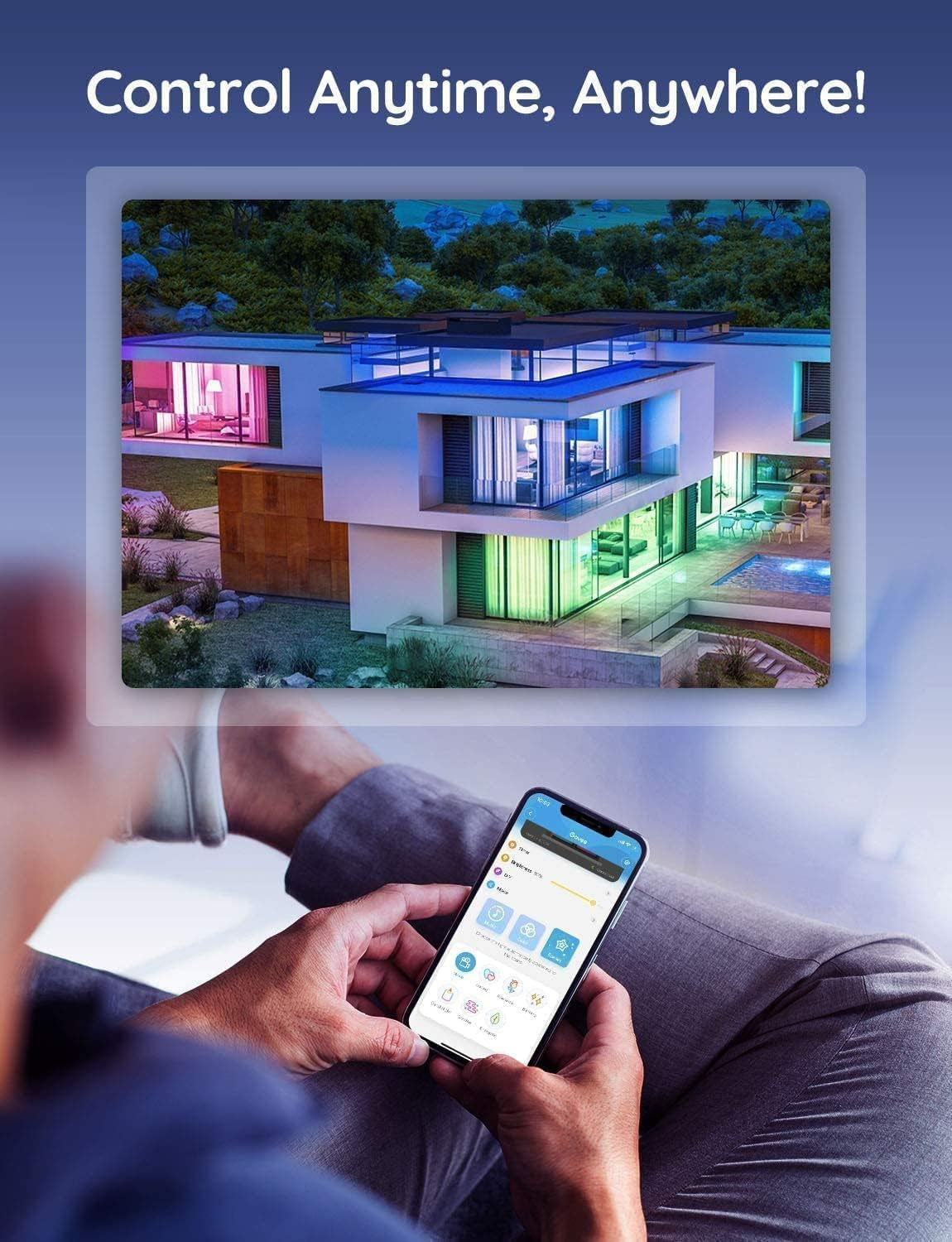 Govee LED Strip Lights for Bedroom Kitchen Party