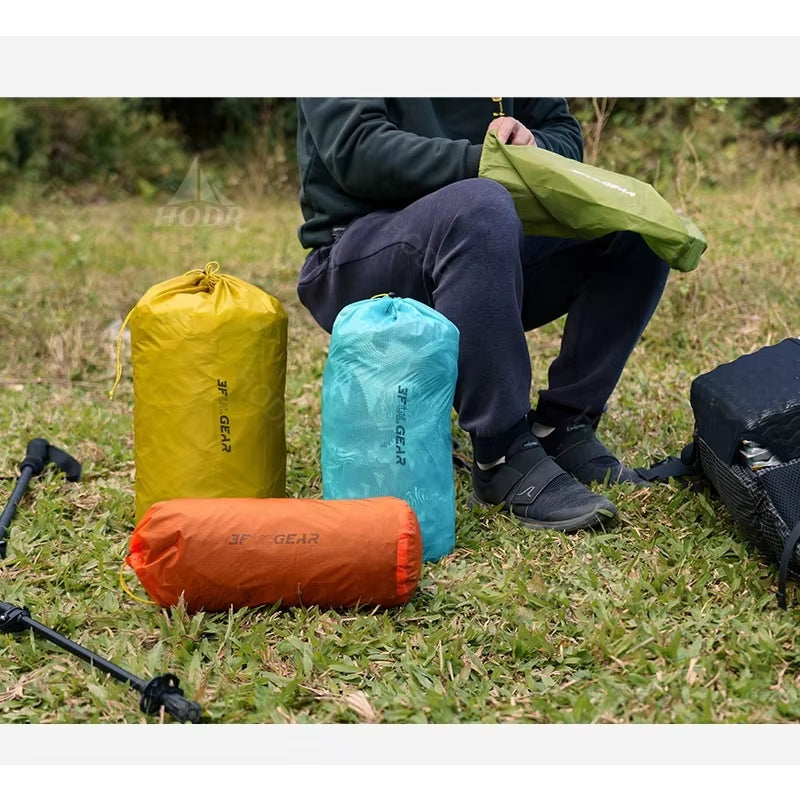 [HODR] 3F UL GEAR Dry Sack Dry Bag Splash-Proof Bags Hiking Camping Bag Stuff Sacks Ultralight Drawstring Outdoor Trekking Gear