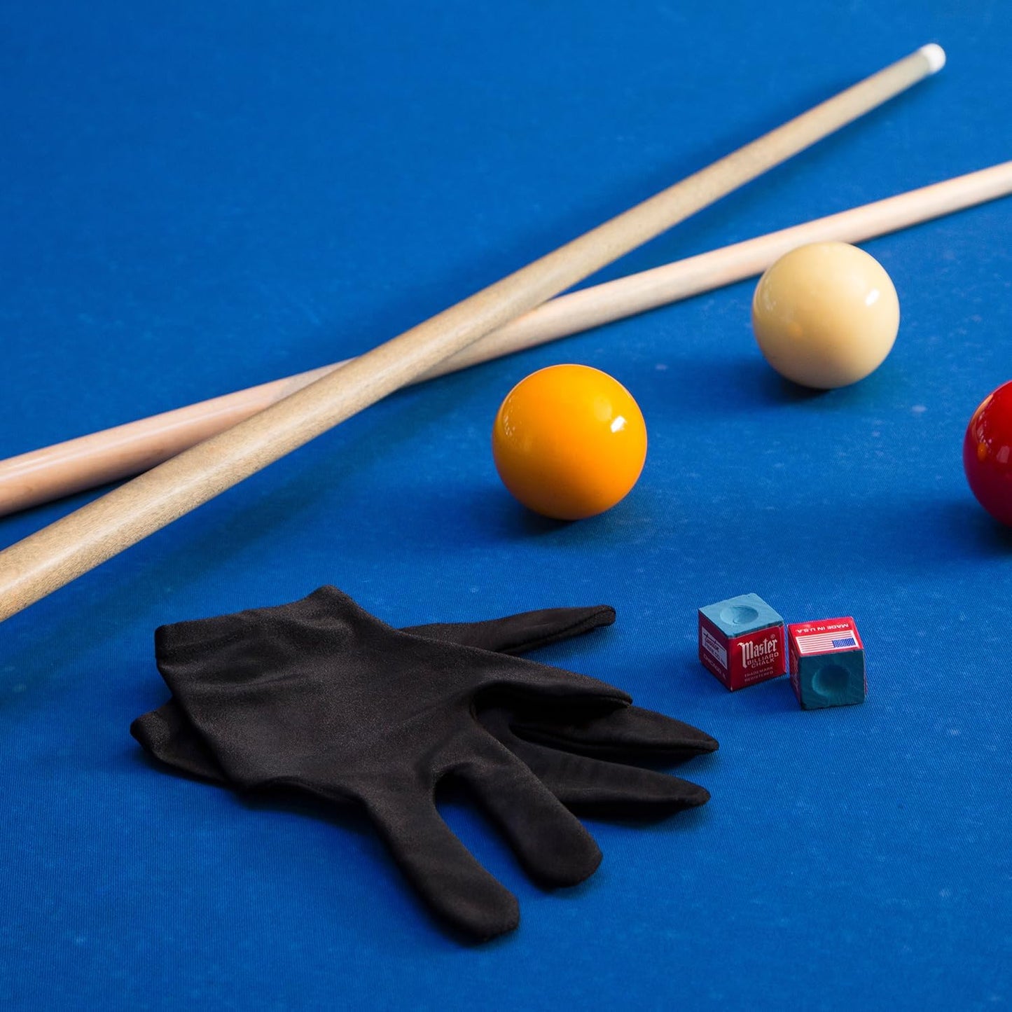 Billiards Glove 2 Pcs Three Finger Pool Glove Universal Cue Sports Gloves Breath