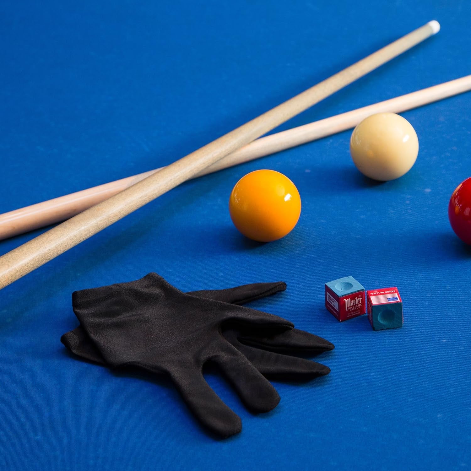 Billiards Glove 2 Pcs Three Finger Pool Glove Universal Cue Sports Gloves Breath